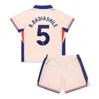 Echipament fotbal Chelsea Benoit Badiashile #5 Tricou Deplasare 2024-25 pentru copii maneca scurta (+ Pantaloni scurti)